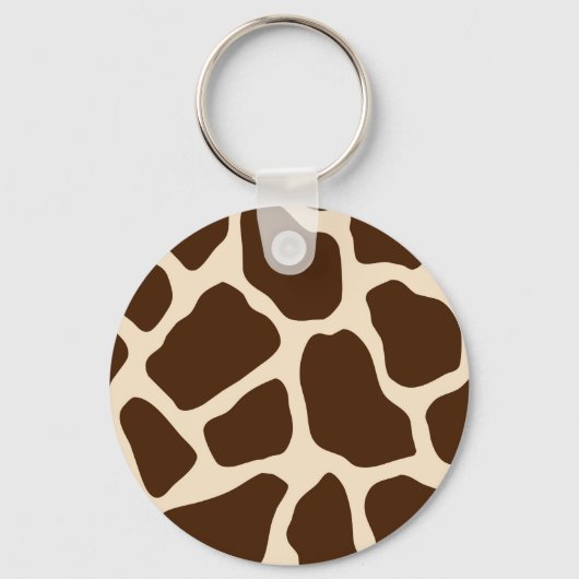 Giraffe afdrukken sleutelhanger (Voorkant)