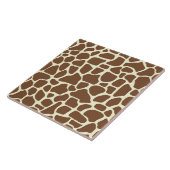 Giraffe afdrukken tegeltje (Zijkant)
