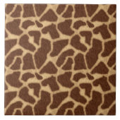 Giraffe afdrukken tegeltje (Voorkant)