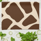 Giraffe afdrukken theedoek (Gevouwen)