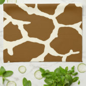 Giraffe afdrukken theedoek (Gevouwen)
