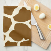 Giraffe afdrukken theedoek (Quarter Fold)