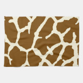Giraffe afdrukken theedoek (Horizontaal)