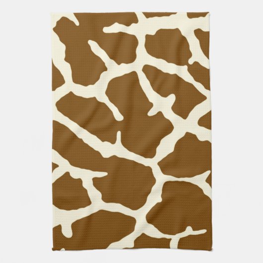 Giraffe afdrukken theedoek (Verticaal)