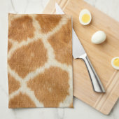 Giraffe afdrukken theedoek (Quarter Fold)