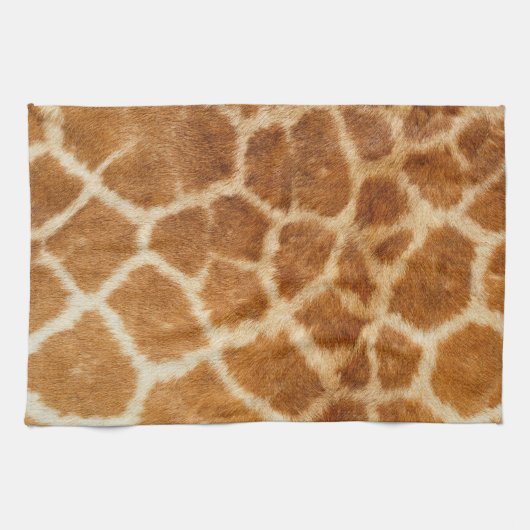 Giraffe afdrukken theedoek (Horizontaal)