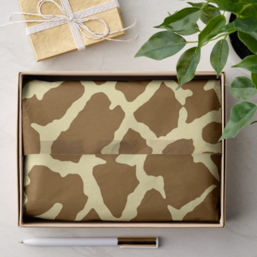 Giraffe afdrukken tissuepapier (Geschenk)