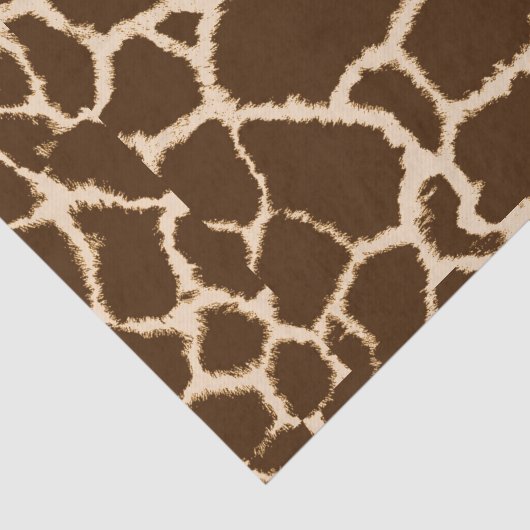 Giraffe afdrukken tissuepapier (Detail)