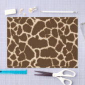 Giraffe afdrukken tissuepapier (Craft)