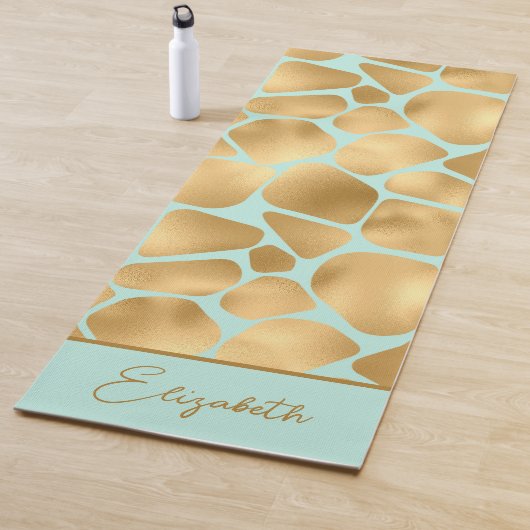 Giraffe afdrukken yogamat (In situ)