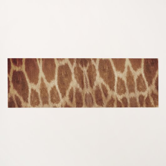 Giraffe afdrukken yogamat (Achterkant (horizontaal))