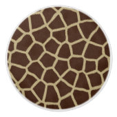 Giraffe Afdrukkeramische knop (Voorkant)