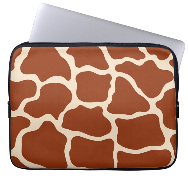 Giraffe Afdruklaptophoes Laptop Sleeve (Voorkant)