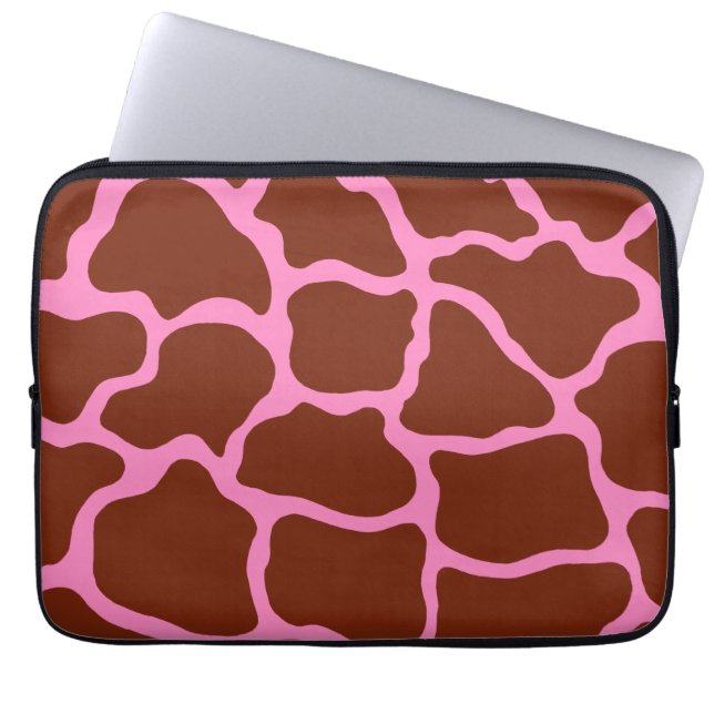 Giraffe Afdruklaptophoes Laptop Sleeve (Voorkant)