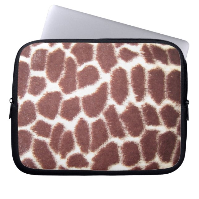 Giraffe Afdruklaptophoes Laptop Sleeve (Voorkant)