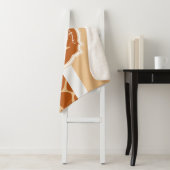 Giraffe Afdrukmonogram Sherpa Deken (In situ)