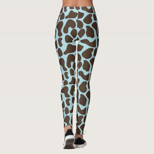 Giraffe Afdrukpatroon Leggings (Achterkant)