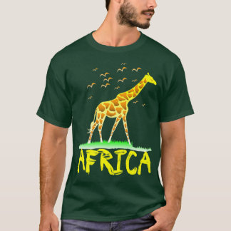 Giraffe Africa Safari kledingstukken voor design v T-shirt