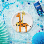 Giraffe Africa Safari Papieren Bordje (Feest)