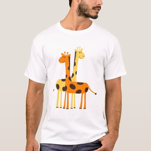 Giraffe Africa Safari T-shirt (Voorkant)