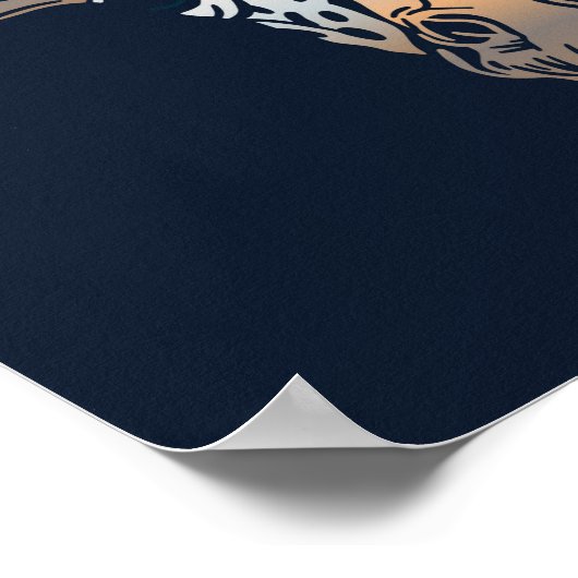 Giraffe African Print | Elegante Giraffe Animal Ar (Hoek)