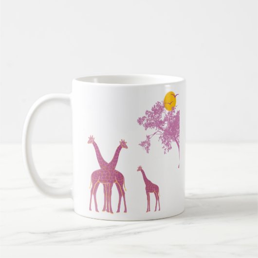 Giraffe African Safari Koffiemok (Links)