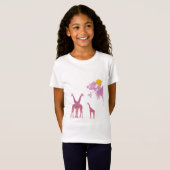 Giraffe African Safari T-shirt (Voorkant volledig)
