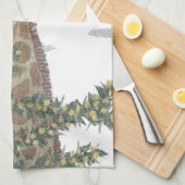 Giraffe, Afrika, dieren, wilde dieren Theedoek (Quarter Fold)