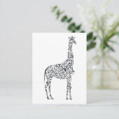 GIRAFFE AFRIKA door NICHOLAS Briefkaart (Staand voorkant)