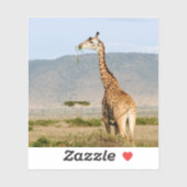 Giraffe Afrika Sticker (Vel)