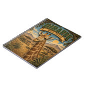 Giraffe Afrikaanse Savanne POPCUT Notitieboek (Linkerzijde)