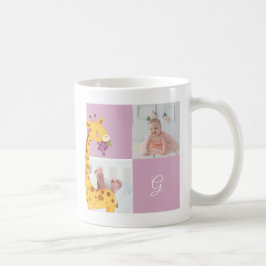 Giraffe • Alfabet Monogram Cute Baby Shower Koffiemok