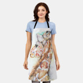 Giraffe All-Over Print Schort (Gedragen)