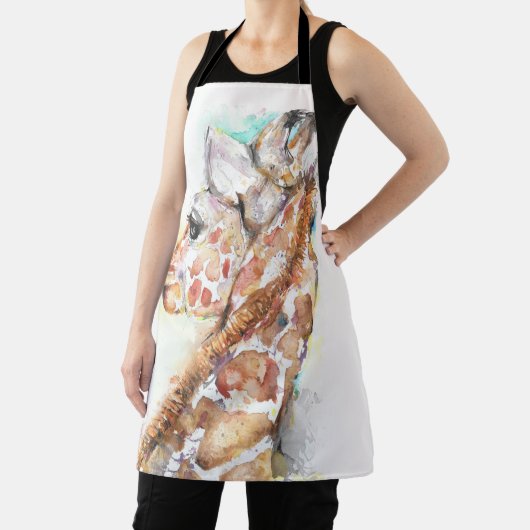 Giraffe All-Over Print Schort (Insitu)