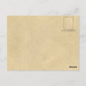 Giraffe Alphabet Animal Briefkaart (Achterkant)