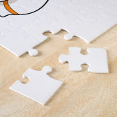 Giraffe als astronaut in kostuum legpuzzel (Zijkant)