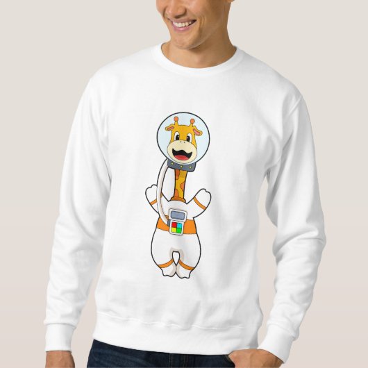 Giraffe als astronaut in kostuum trui (Voorkant)