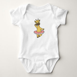 Giraffe als Ballerina bij Ballet met Skirt Romper