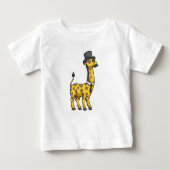 Giraffe als Gentleman met Pet, Stropdas en Mustach (Voorkant)