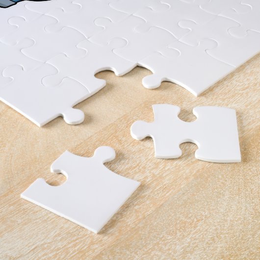 Giraffe als Miner met Pickaxe Legpuzzel (Zijkant)