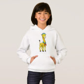 Giraffe als Sailor met Sailor pet (Voorkant volledig)