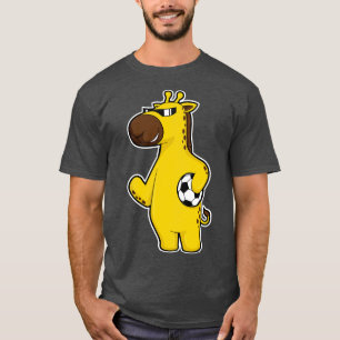 Giraffe als speler met bal 2 t-shirt