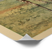  Giraffe Animal Art print natuurgeschiedenis (Hoek)