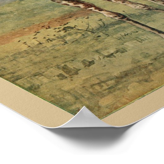  Giraffe Animal Art print natuurgeschiedenis (Hoek)