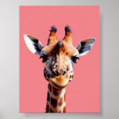 Giraffe | Animal Decor Print | Trendy kunst aan de (Voorkant)