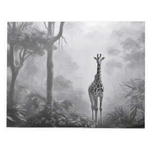 Giraffe Animal Discovery Wild Natuur Ink Sketch Notitieblok