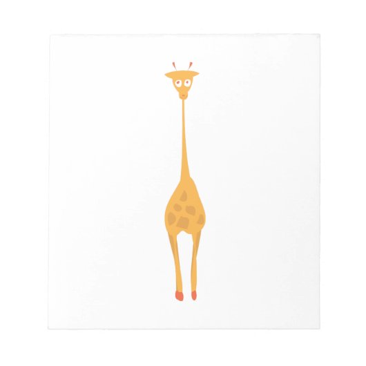 Giraffe Animal Notitieblok (Voorkant)