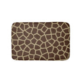 Giraffe Animal Print Brown Badmat (Voorkant)