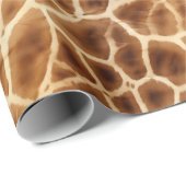 Giraffe Animal Print Cadeaupapier (Rol Hoek)