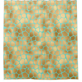 Giraffe Animal Print Douchegordijn